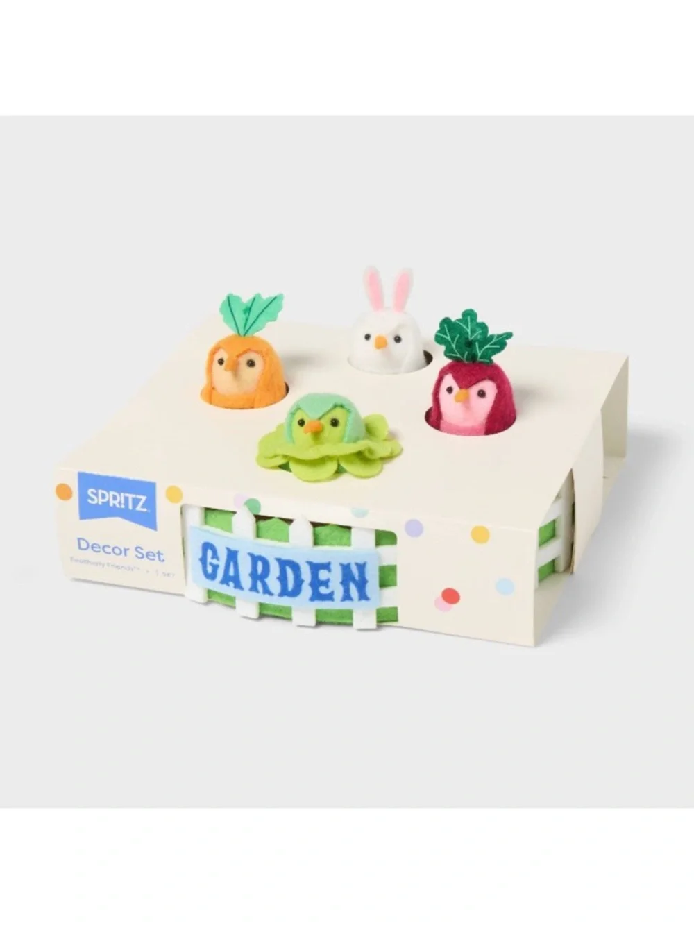 Target Featherly Friends Easter Decorative Garden Set Vegetable Spritz NEW